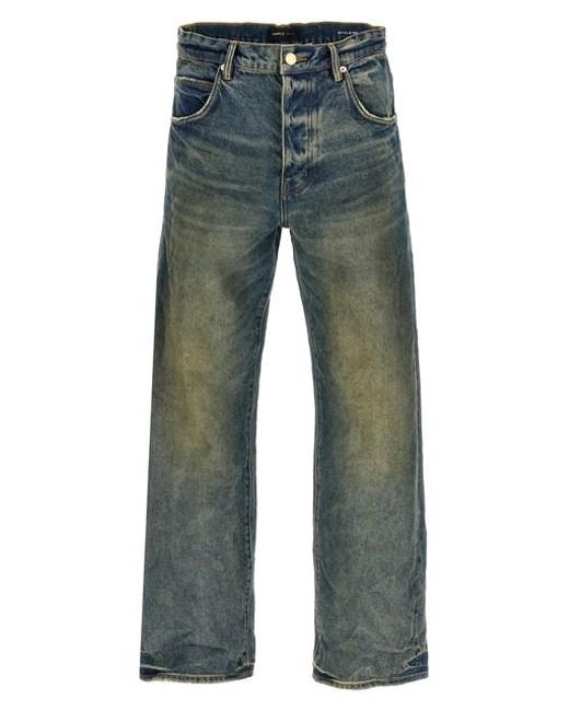 Purple Blue 'relaxed Vintage Dirty' Jeans for men