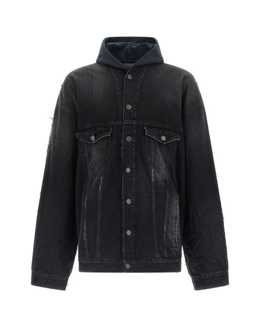 Balenciaga Black 'hybrid' Jacket for men
