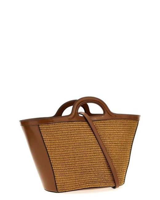 Borsa a mano 'Tropicalia Small' di Marni in Brown