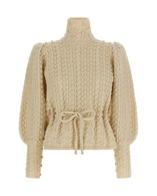 Zimmermann Natural Pullover "Vailant Wool Bauble"