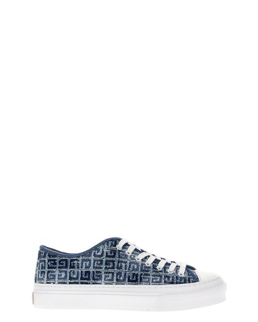 Givenchy Blue Sneakers "City Low"