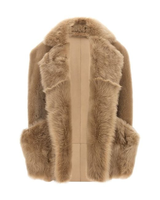 Blancha Brown 'toscana' Shearling Vest