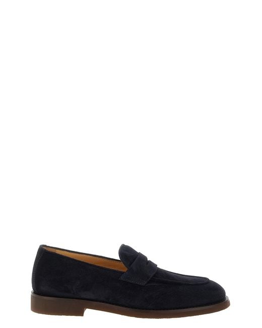 Brunello Cucinelli Black 'penny Loafer' Loafers for men