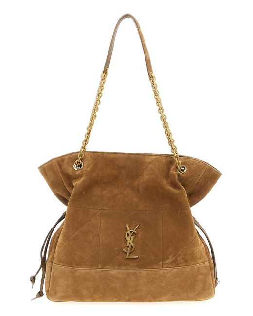 Saint Laurent Brown 'jamie' Shopping Bag