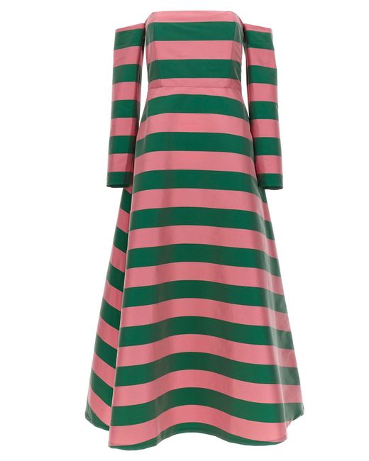 BERNADETTE Green Kleid "Estelle"