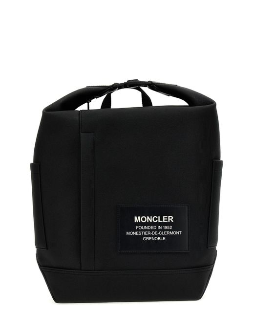 Moncler Black 'nakoa' Backpack for men