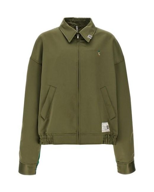 Giacca 'Both Sides Front Satin' di Maison Mihara Yasuhiro in Green da Uomo