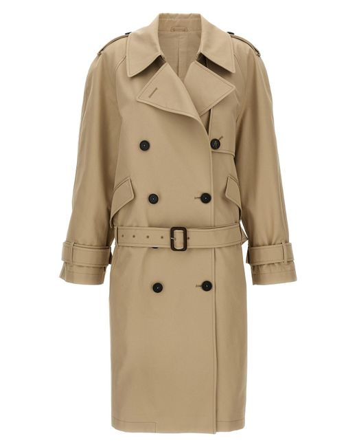 The Attico Natural Cotton Trench Coat