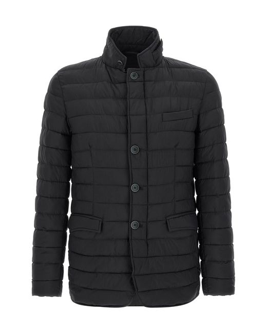 Herno Black 'giacco Legend' Down Jacket for men