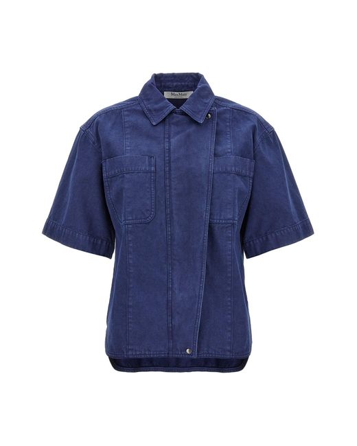 Max Mara Blue 'gabriel' Shirt