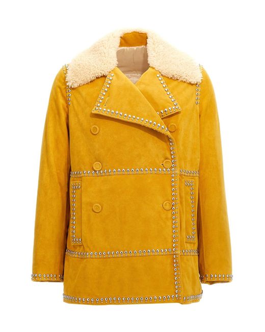 Wales Bonner Yellow 'time' Jacket