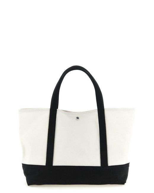 Totême Black 'beach Tote' Shopping Bag