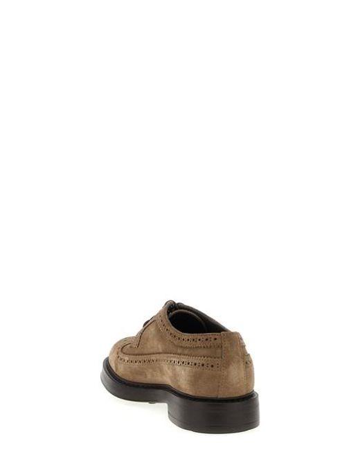 Stringata Coda Di Rondine di Doucal's in Brown da Uomo