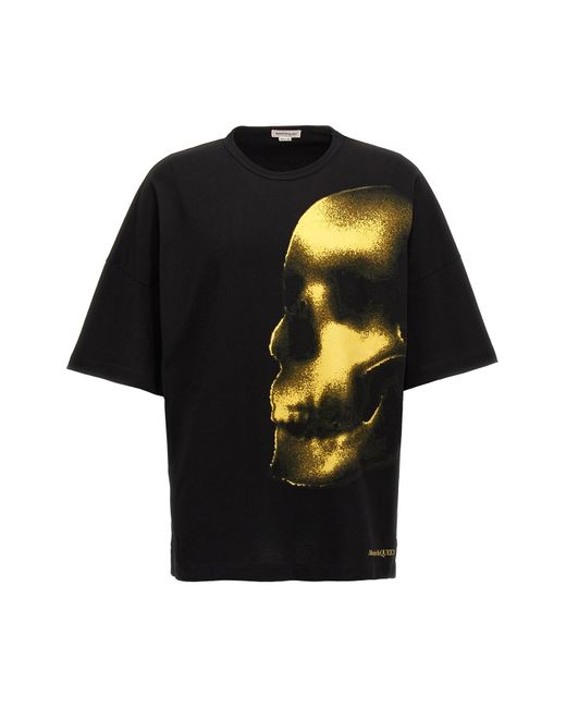 Alexander McQueen T-Shirt Mit Druck in Black für Herren
