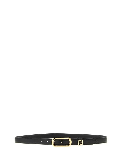 Fendi Black Ff Belt