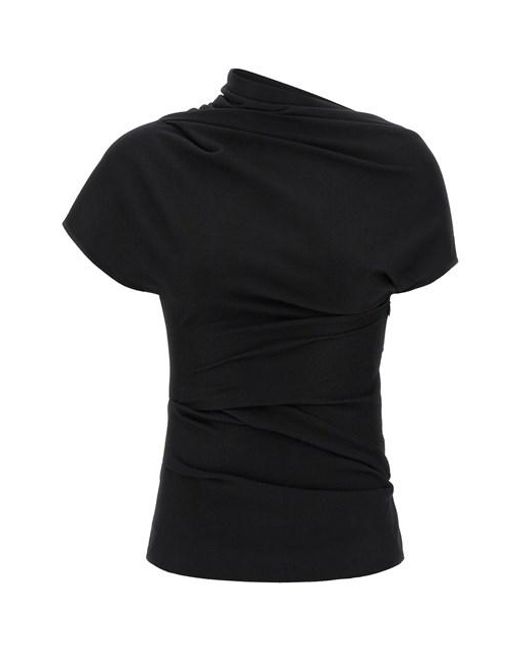 Entire studios Black 'flop' Top