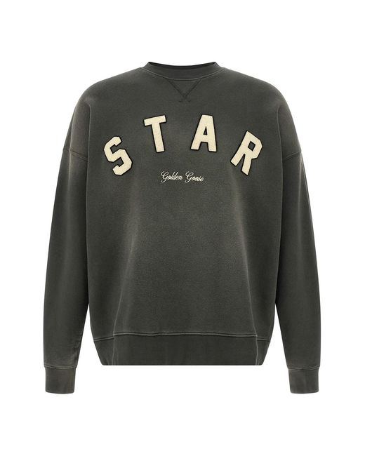 Golden Goose Deluxe Brand Gray 'star' Sweatshirt for men