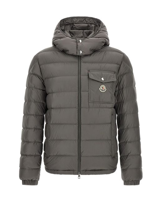 Moncler Gray 'verith' Down Jacket for men