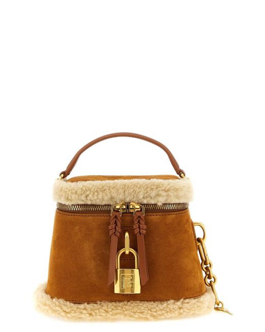 Balmain Brown 'pulse Vanity' Handbag