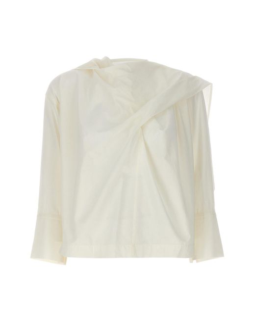 Issey Miyake White Hemd "Cotton Voile"