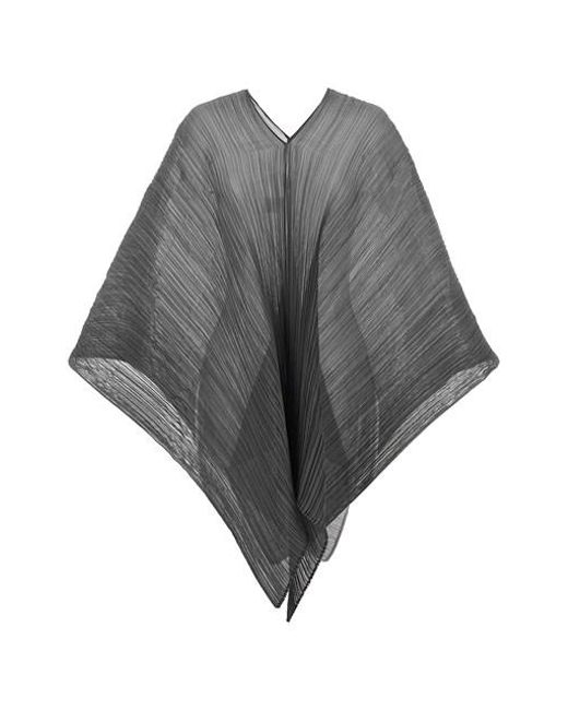 Stola 'Basic Madame-T' di Pleats Please Issey Miyake in Gray