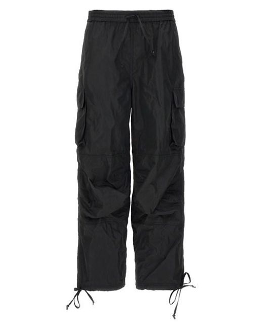 Pantalone cargo nylon di MSGM in Black