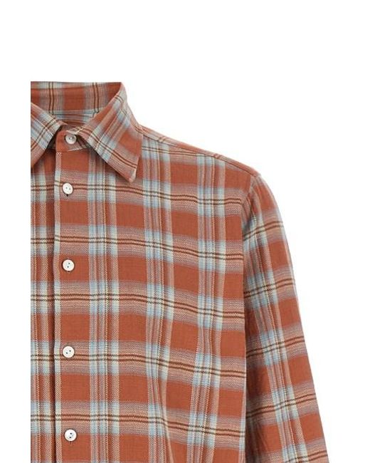 Camicia 'Sherman' di Second/Layer in Orange da Uomo