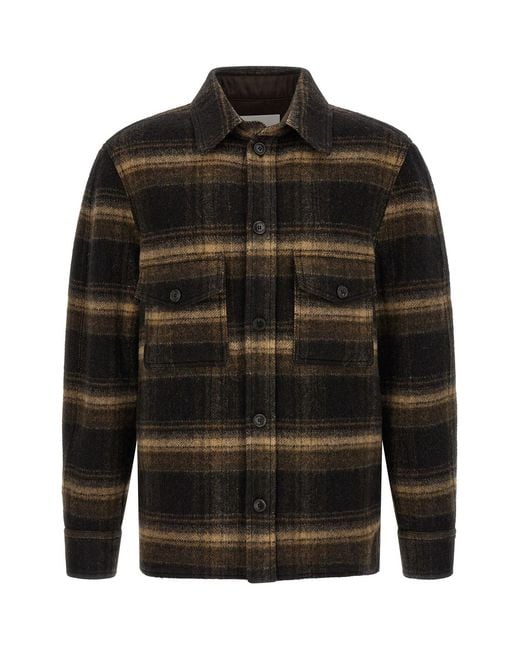 Isabel Marant Black 'kervon' Wool Overshirt for men
