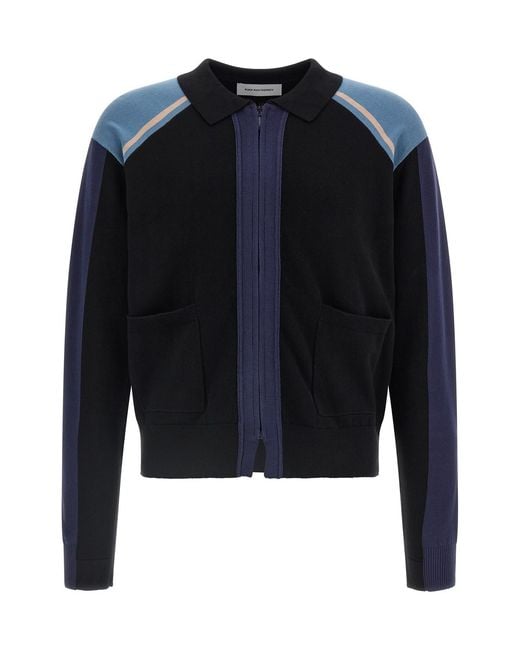 Kiko Kostadinov Blue 'munno Knit' Cardigan for men