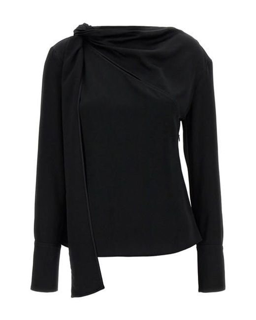 Viscose Blouse Camicie Nero-Donna di Givenchy in Black