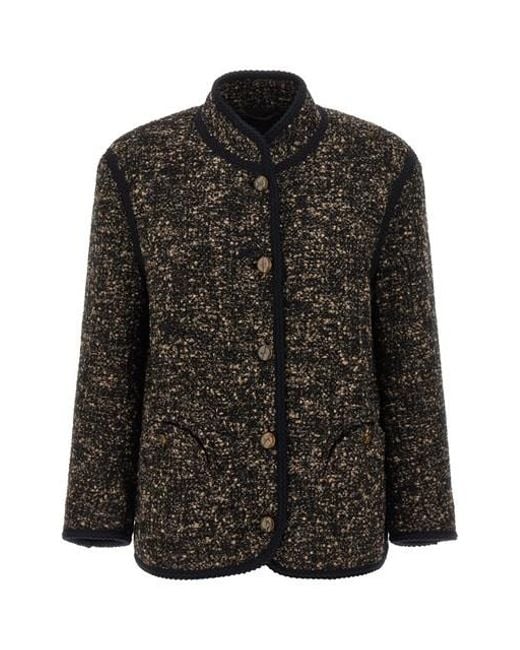 Blazé Milano Black 'katara Curly' Blazer