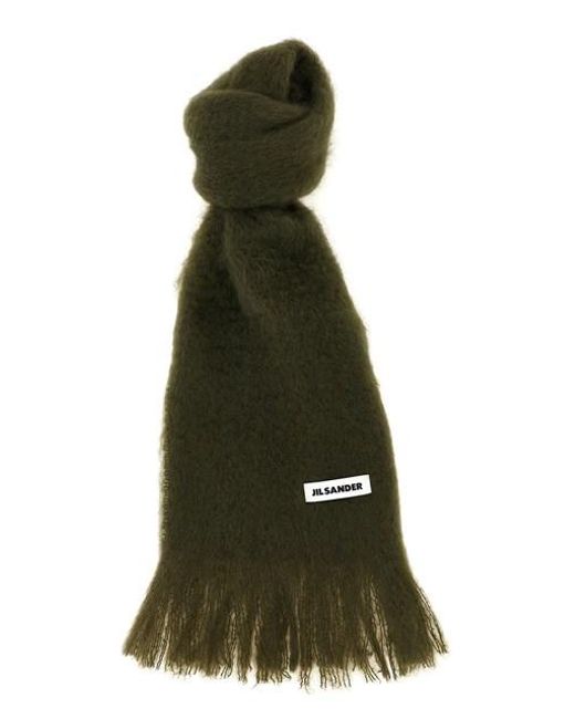 Sciarpa Mohair di Jil Sander in Green