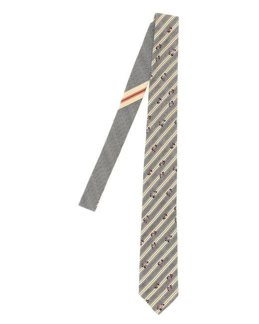 Dries Van Noten Krawatte "102" in White für Herren