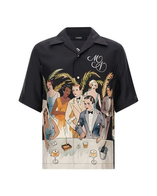 Amiri Black 'bar Scene' Shirt for men