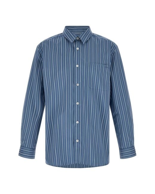 A.P.C. Blue 'malo' Shirt for men