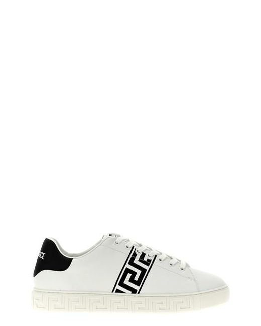 Versace White 'greca' Sneakers for men