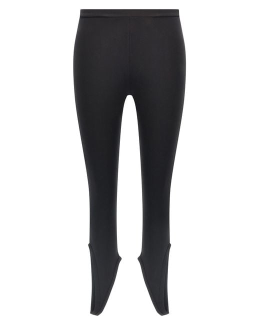 Courreges Black 'reserved Tech' leggings