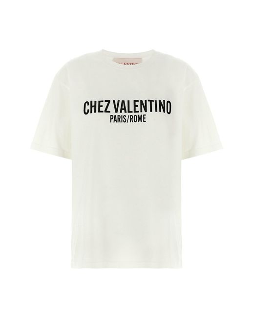Valentino Garavani White 'chez ' T-shirt