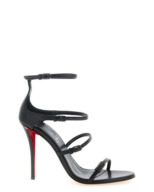 Christian Louboutin Black 'milllenium' Sandals