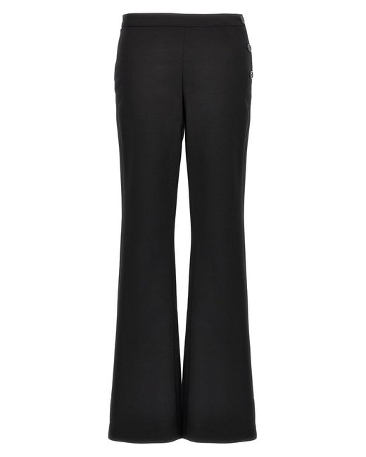 Courreges Black Oblique Tailored' Pants