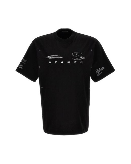 Stampd T-Shirt "Mountain Transit" in Black für Herren