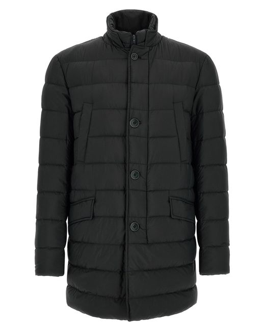 Herno Black 'il Cappotto' Down Jacket for men