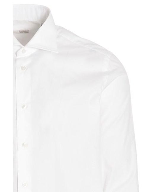 Camicia 'Marechiaro' di Borriello in White da Uomo