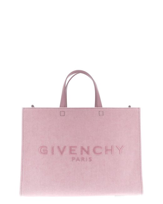 Givenchy Purple Medium 'g-tote' Shopping Bag