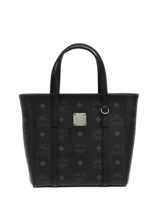 MCM Black 'm-veritas' Mini Shopping Bag