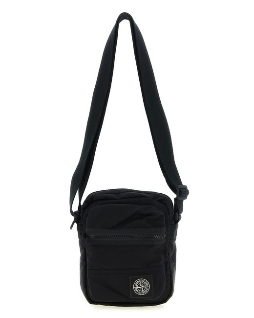 Stone Island Black '9200015' Crossbody Bag for men