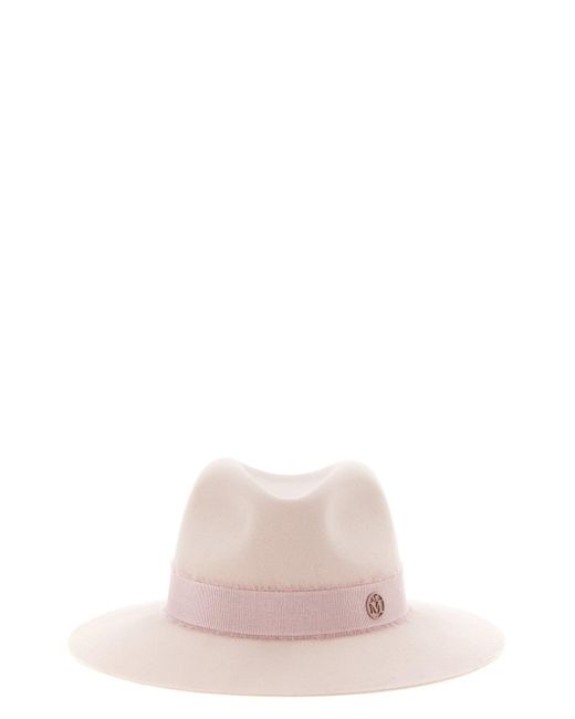 Maison Michel Pink 'henrietta' Hat