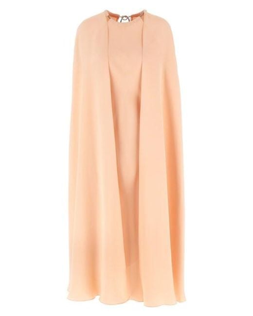 【送料&関税込】Max Mara managua Dress Managua silk long dress with silk cape and metal detail MAX