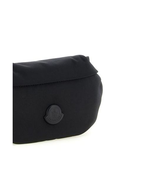 Marsupio 'Durance' Patch Logo di Moncler in Black da Uomo