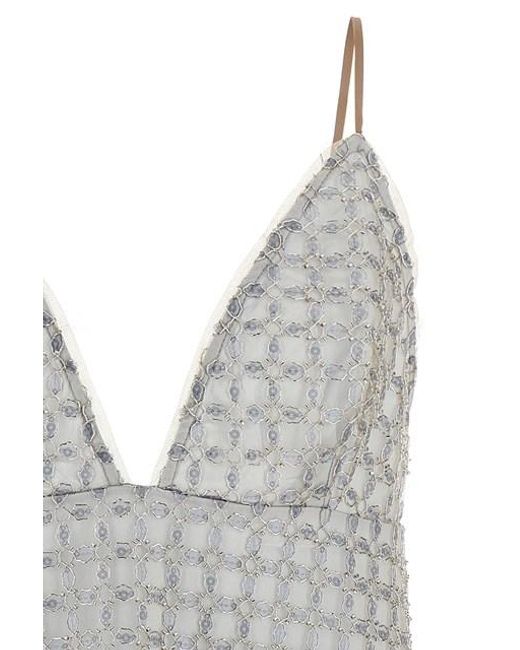 Abito 'Beaded A-Line Mini' di ROTATE BIRGER CHRISTENSEN in Gray